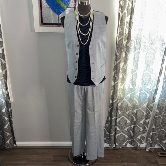 Yves Saint Laurent Vintage 1970’s Flare Trousers & Matching Vest - Picture 1 of 11